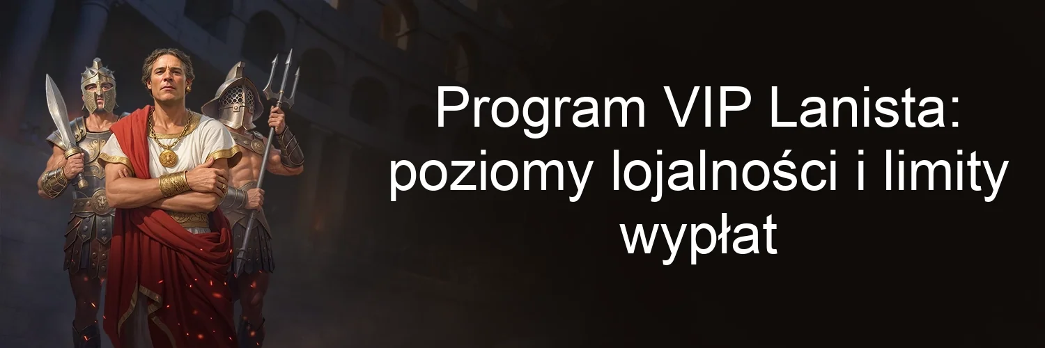 Program VIP Lanista: poziomy lojalności i limity wypłat